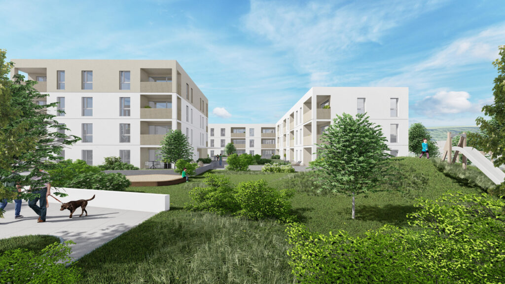 Ansicht Parkflächen